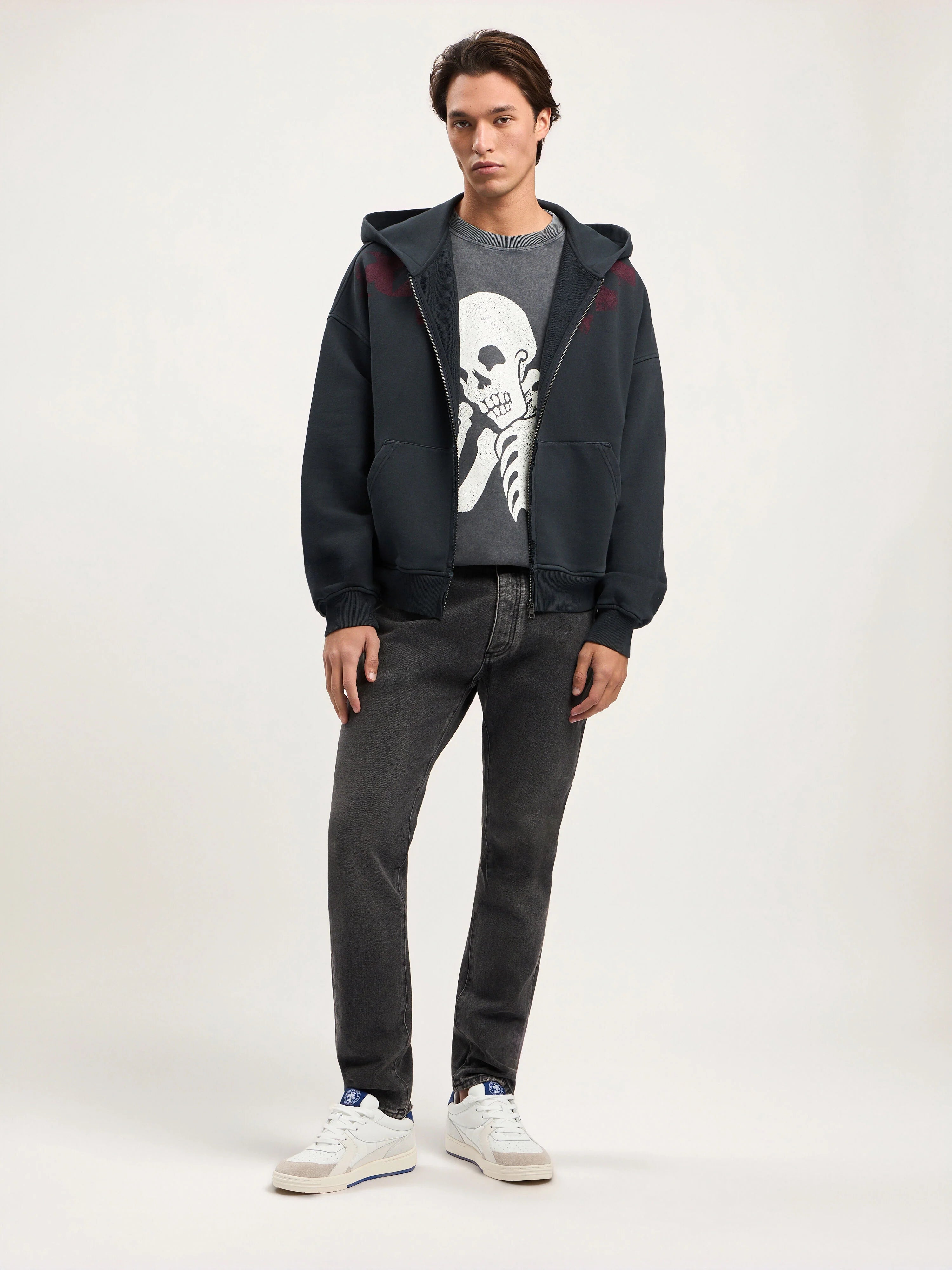 Big Neck Logo Zip Hoody