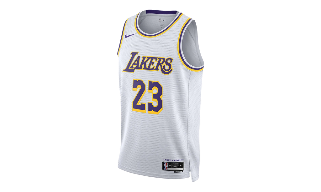 NBA SWINGMAN JERSEY LAKERS ASSOCIATION LEBRON JAMES "White" DN2081 103