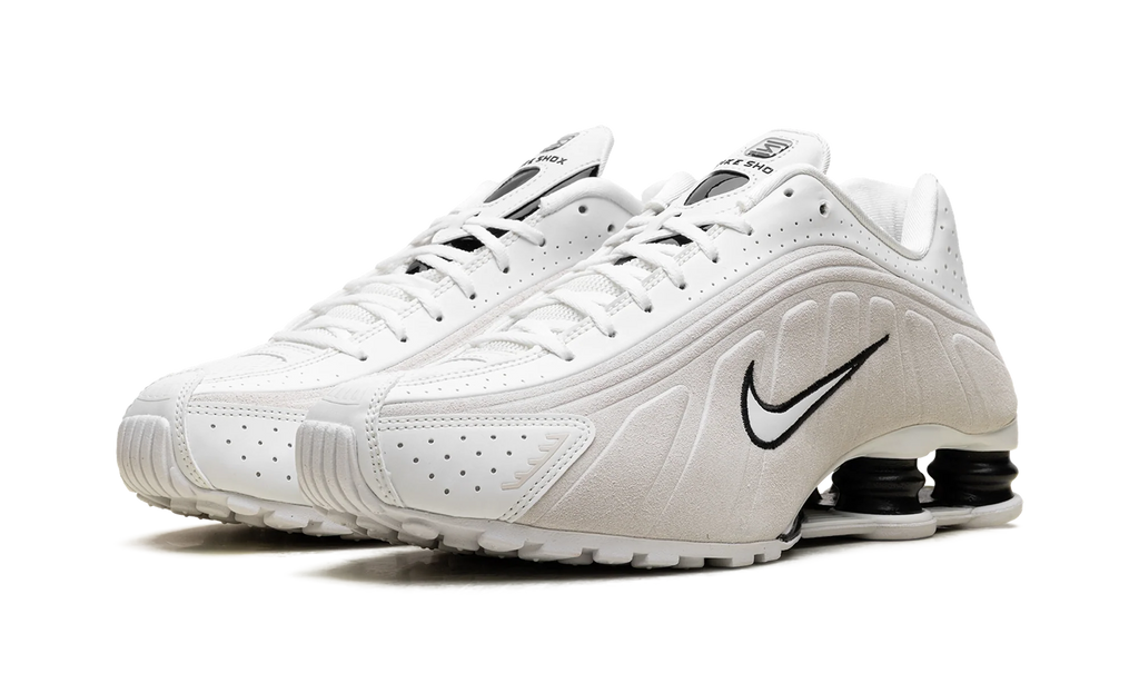 Shox R4 WMNS "White Black Suede" HQ7739 100