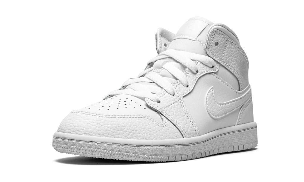 Jordan 1 MID PS "Triple White" 640734 130