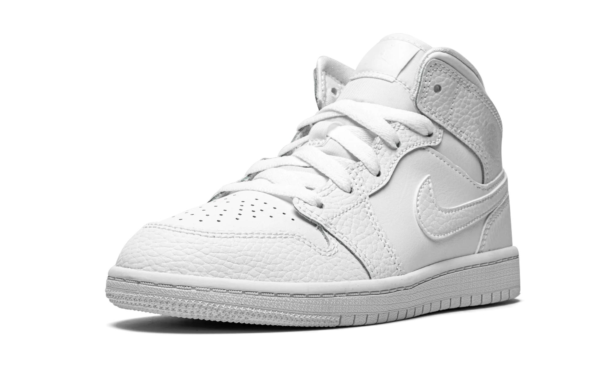Jordan 1 MID PS "Triple White" 640734 130
