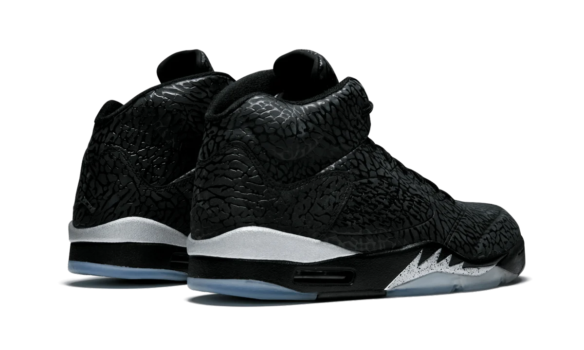 Air Jordan 5 Retro 3Lab5 "Black Silver" 599581 003
