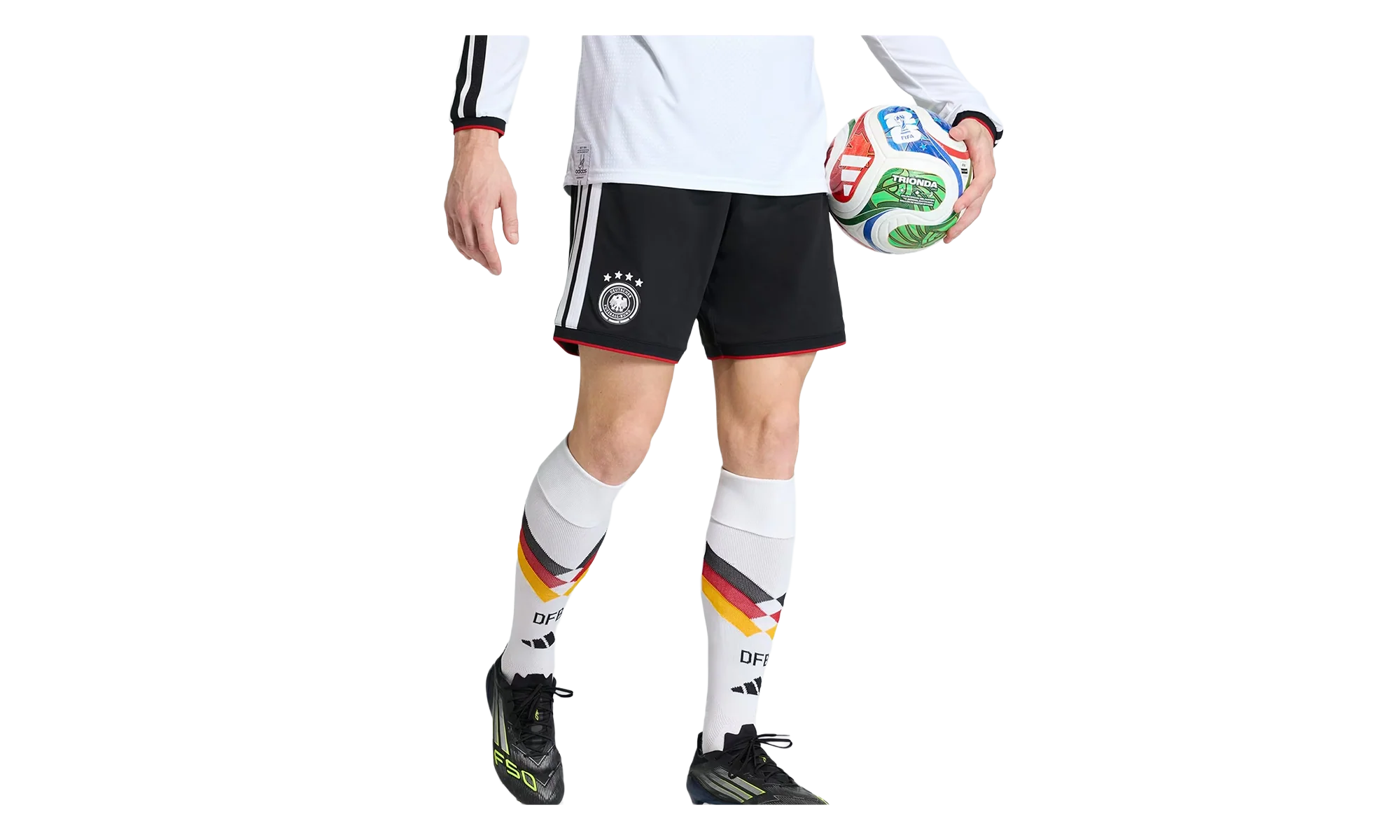 Germany 26 Home Shorts "Black" JN2073