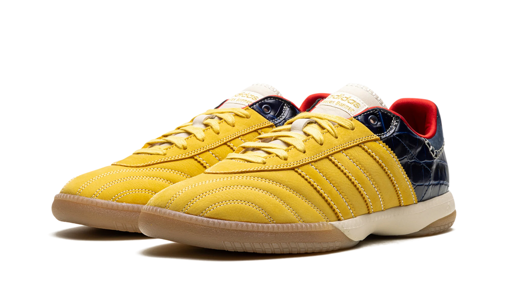 Samba Millenium "Wales Bonner - Fade Gold / Navy Croc" IH8407