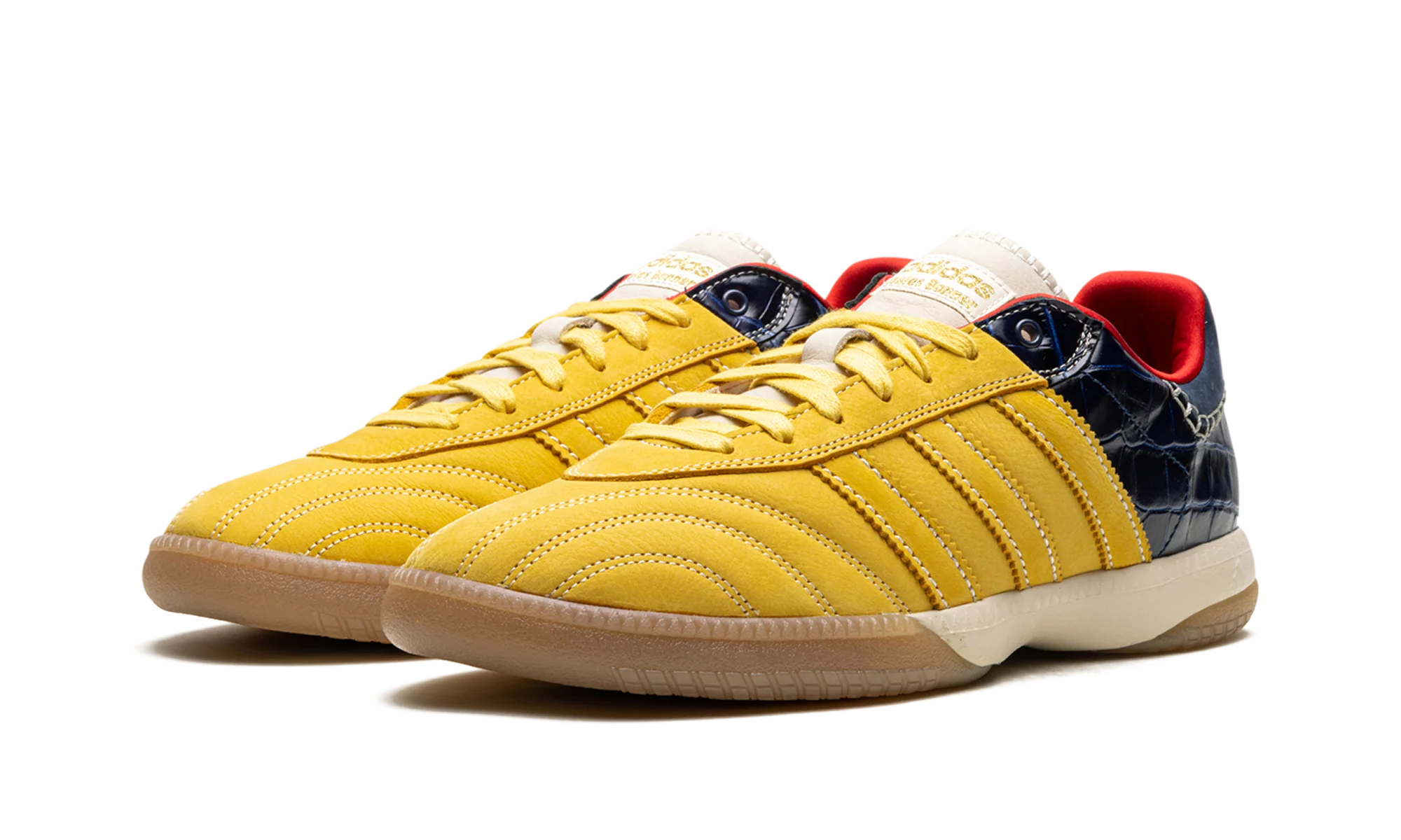 Samba Millenium "Wales Bonner - Fade Gold / Navy Croc" IH8407