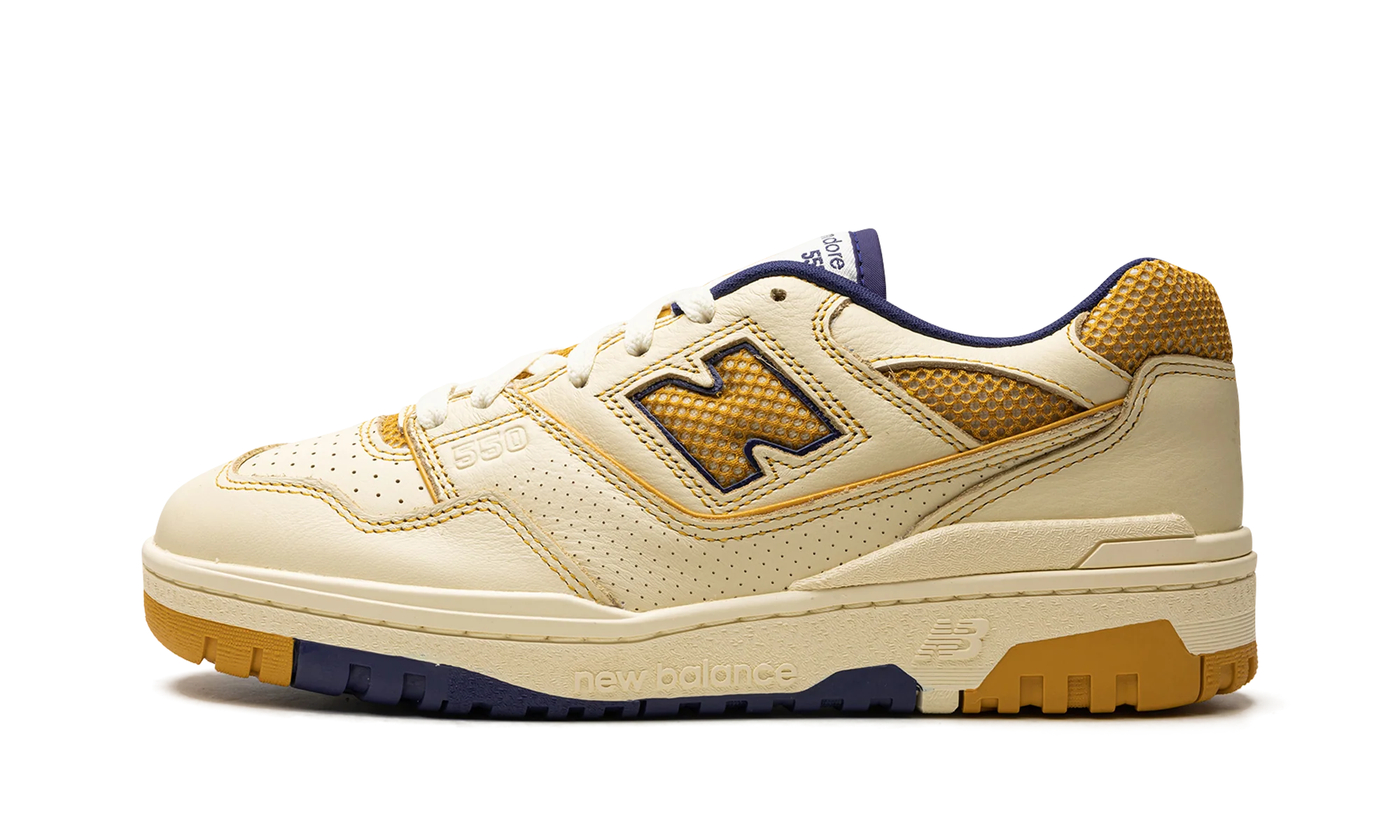 550 "Aime Leon Dore - White / Yellow" BB550AX1