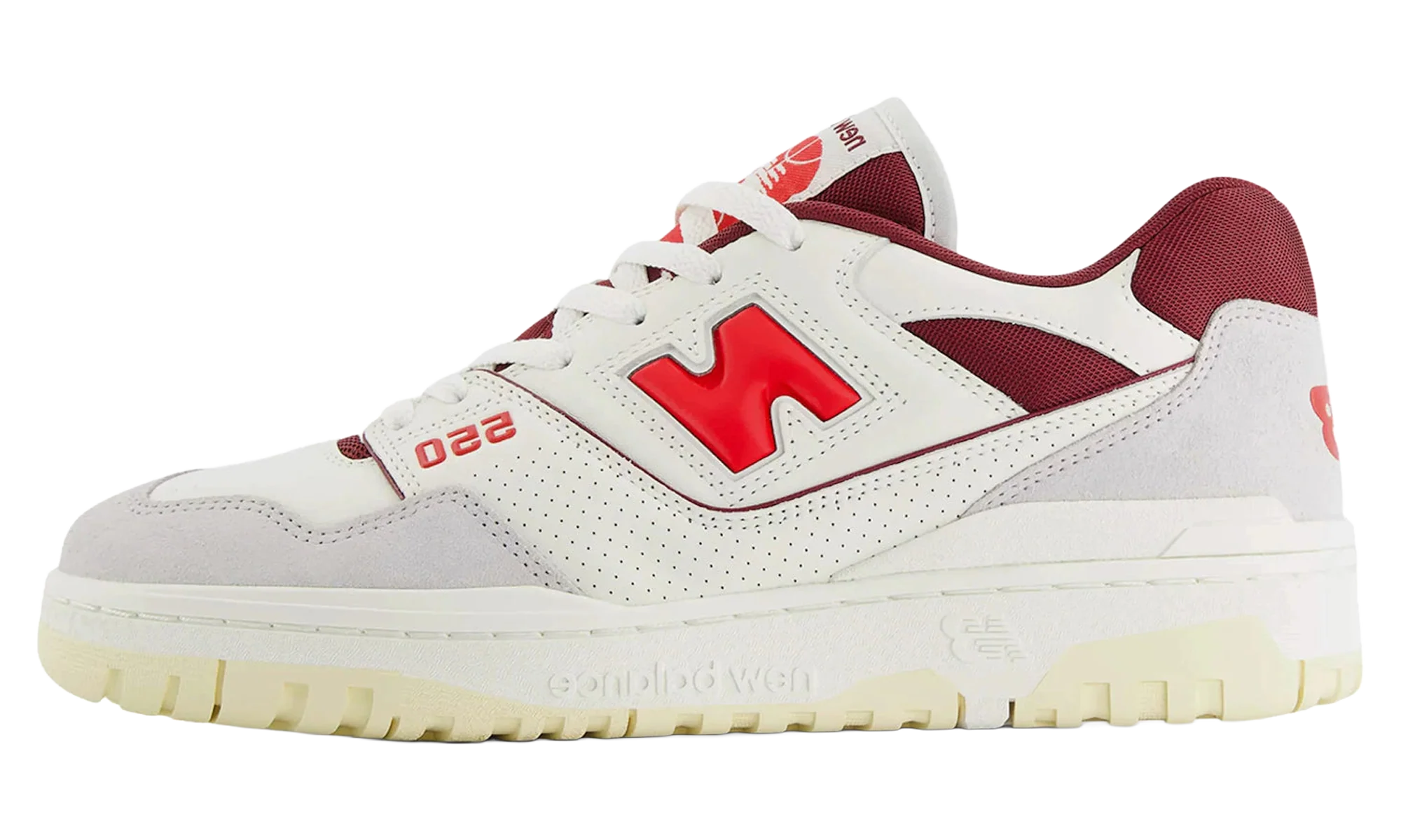 New Balance 550 "Sea Salt / True Red" BB550EMR