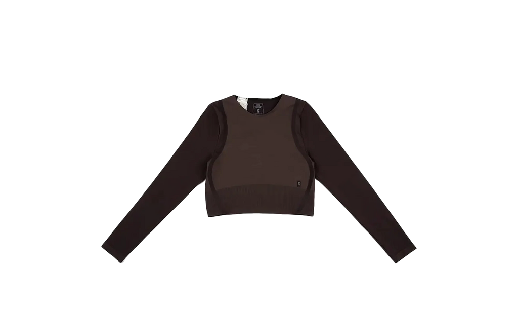 Studio Knit Long-T Crop "Pebble Black" 1WF10263573