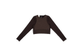 Studio Knit Long-T Crop "Pebble Black" 1WF10263573