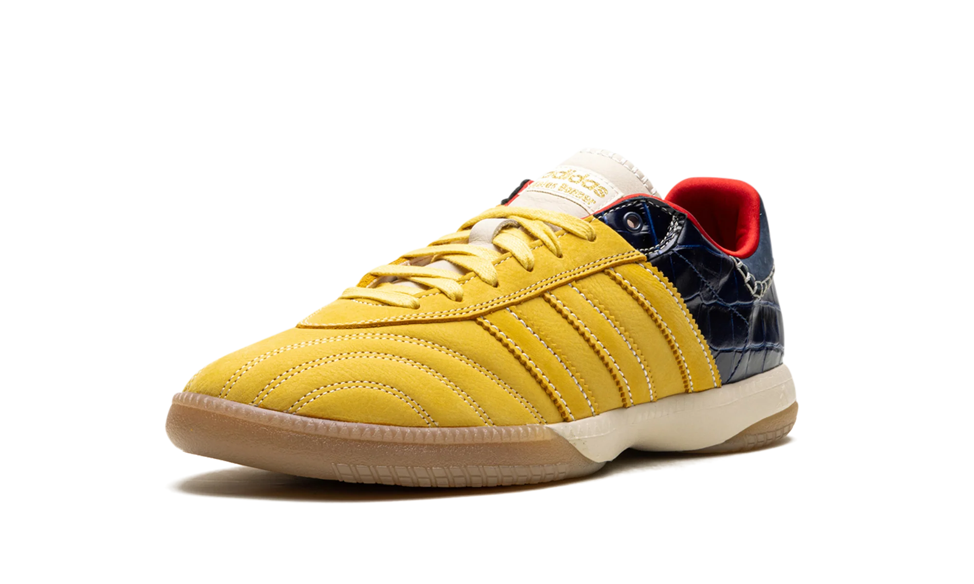 Samba Millenium "Wales Bonner - Fade Gold / Navy Croc" IH8407