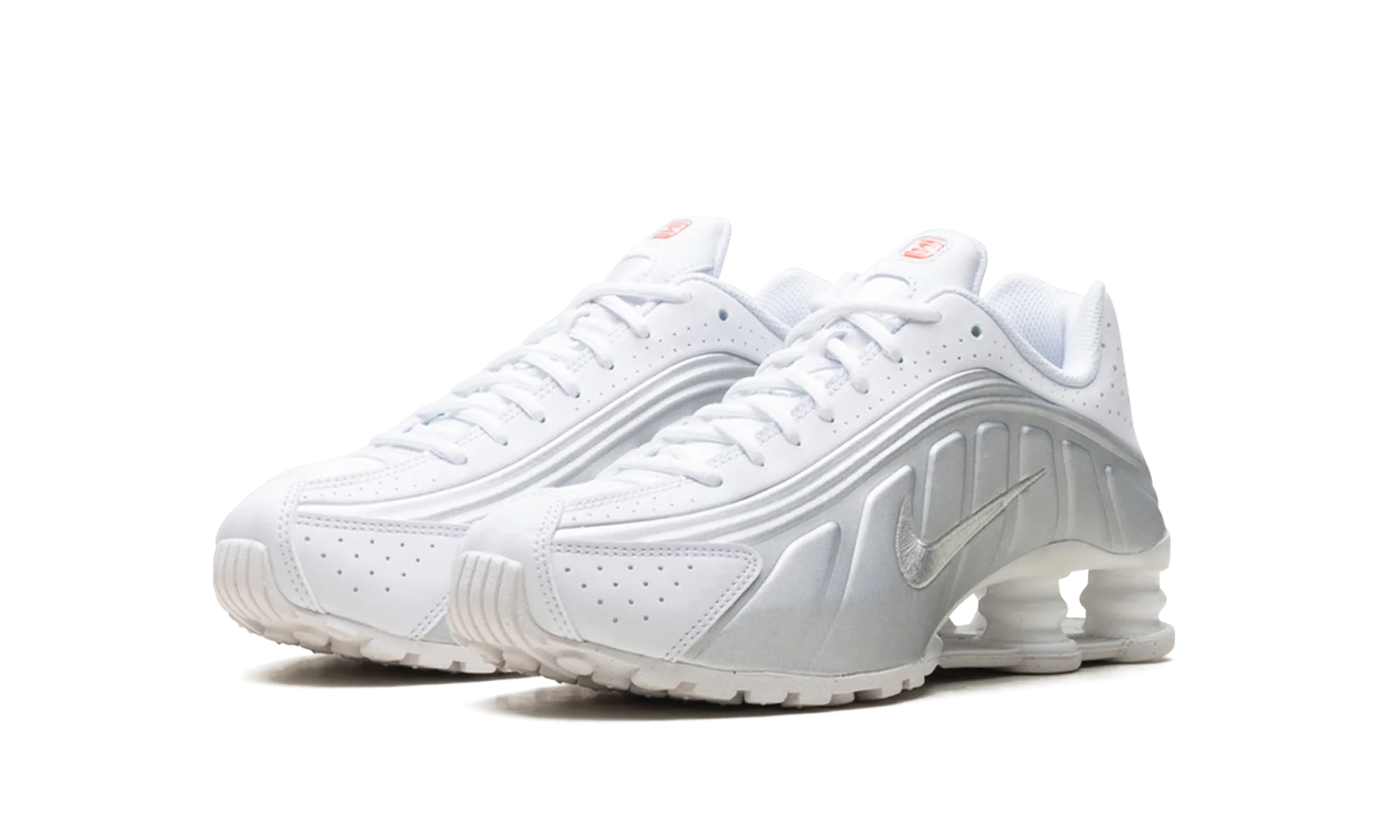 Shox R4 GS "White Bright Crimson Metallic Silver" CW2626 101