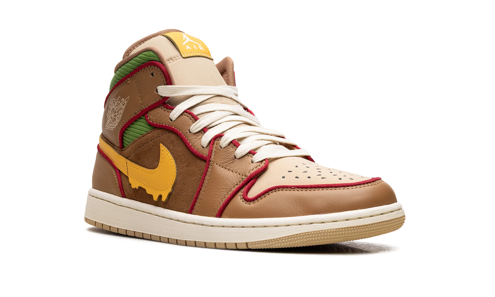 Jordan 1 Mid SE "Cheeseburger" IB7403 224
