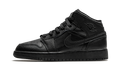 Air Jordan 1 Mid GS "Triple Black" 554725 091