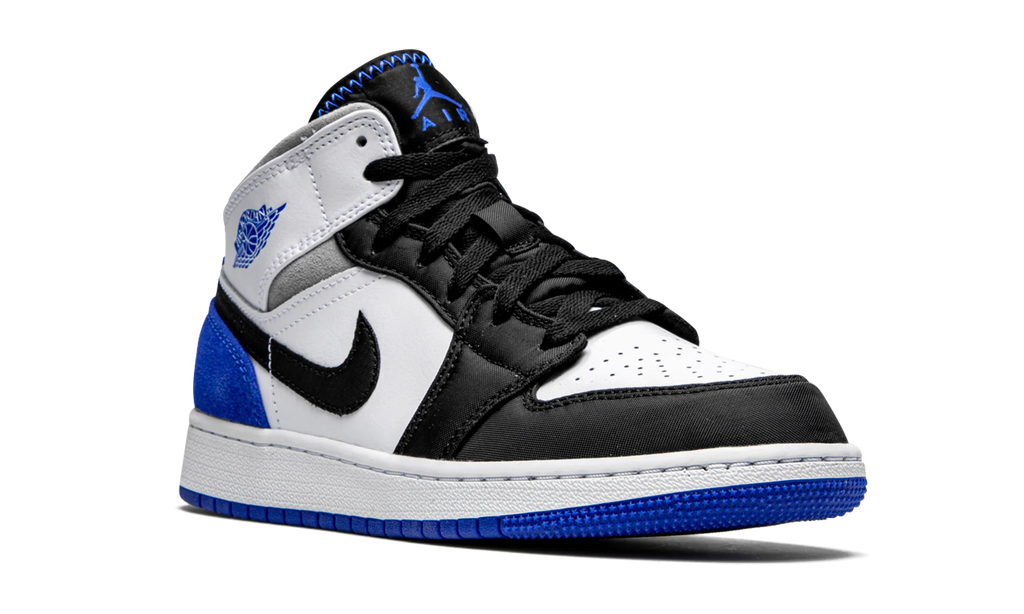 Air Jordan 1 Mid GS "Royal White" BQ6931 102