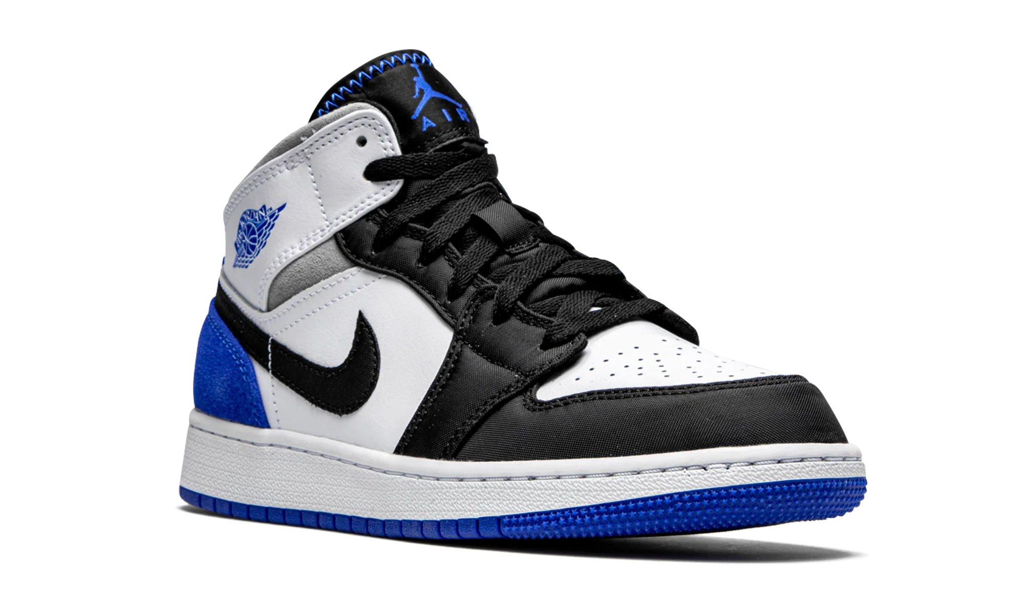 Air Jordan 1 Mid GS "Royal White" BQ6931 102