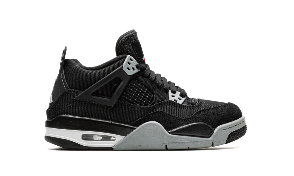 Air Jordan 4 GS "Black Canvas" DV0553 006