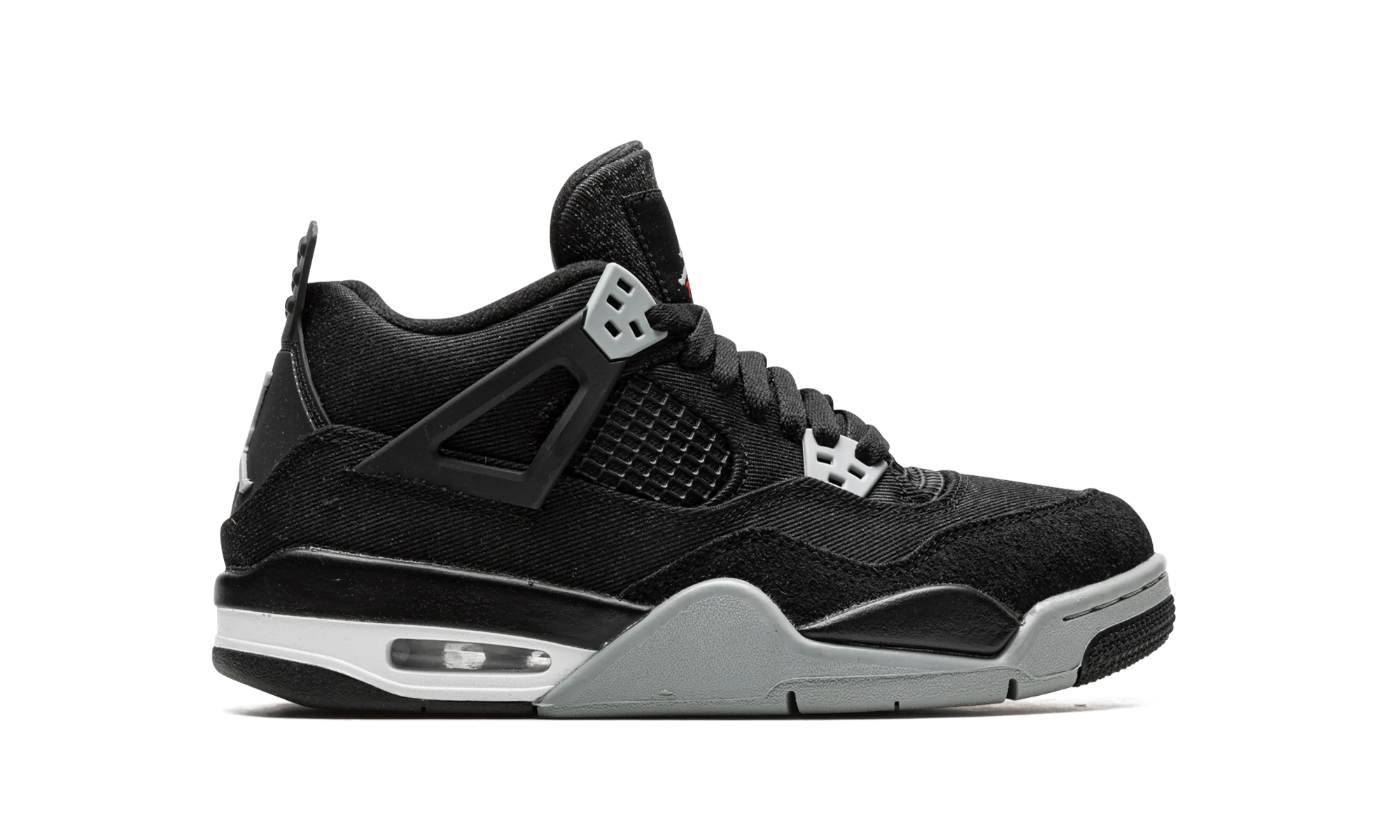 Air Jordan 4 GS "Black Canvas" DV0553 006