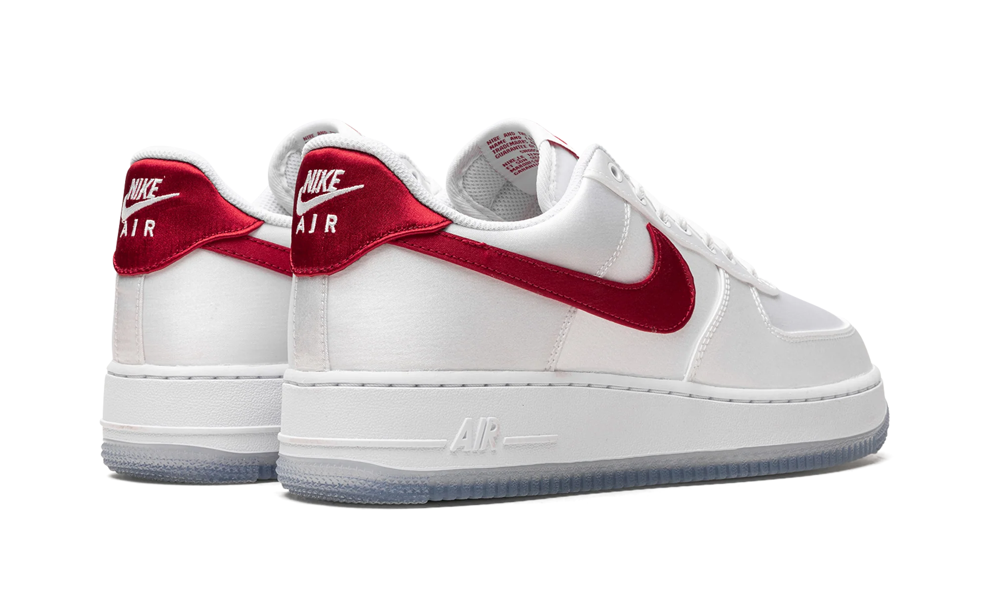 AIR FORCE 1 LO '07 WMNS "Satin White Varsity Red" DX6541 100