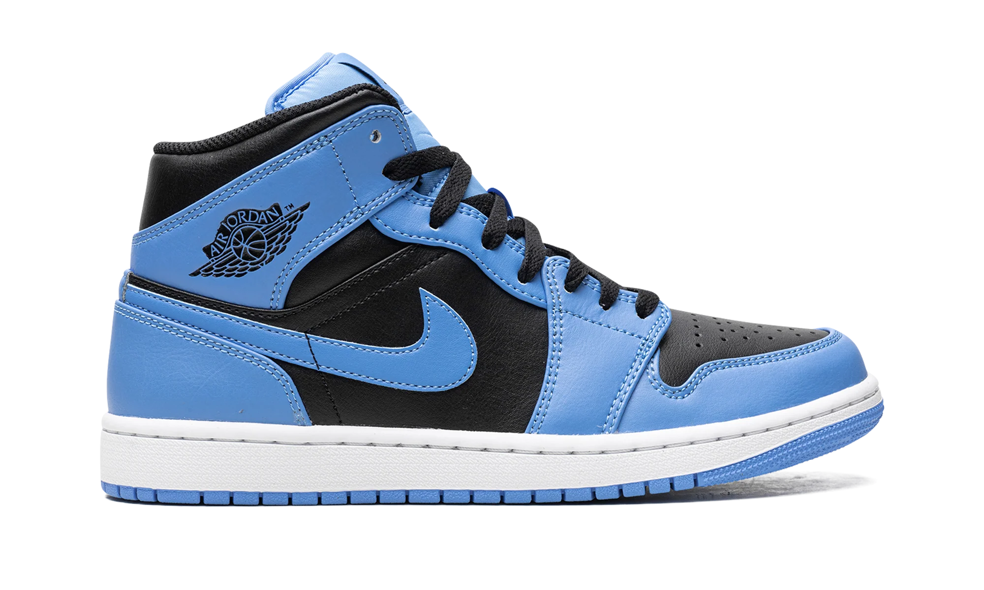 Air Jordan 1 Mid "University Blue Black" DQ8426 401
