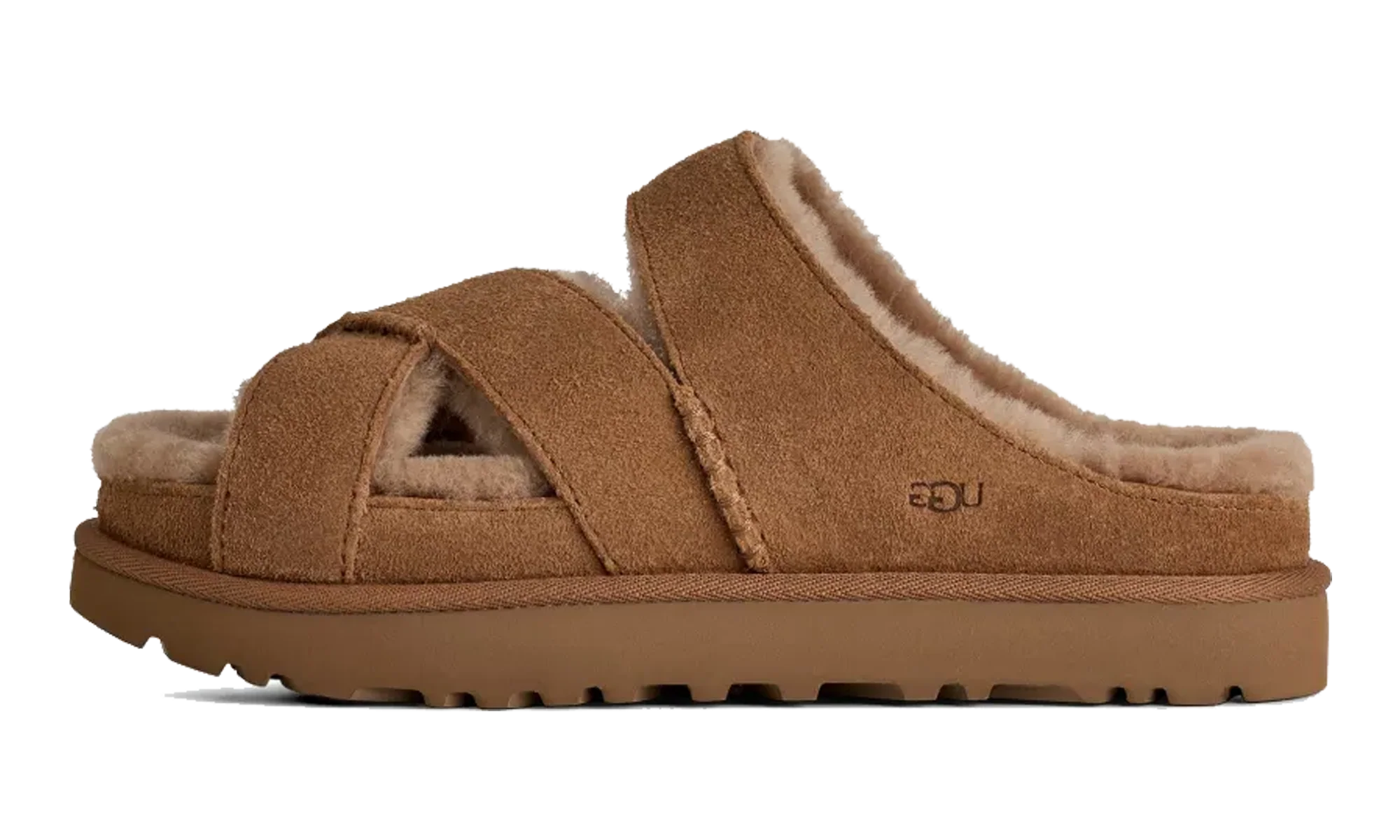 Greenport Cross Strap Slide WMNS "Chestnut" 1178470-CHE