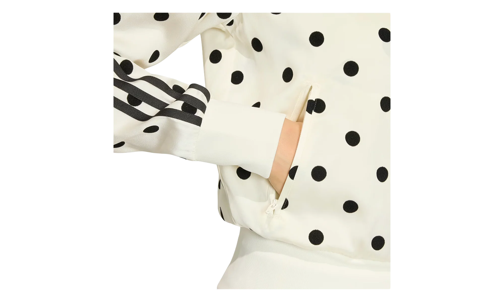 Satin Polka Dots TT Tracktop WMNS "Off White" KV1165
