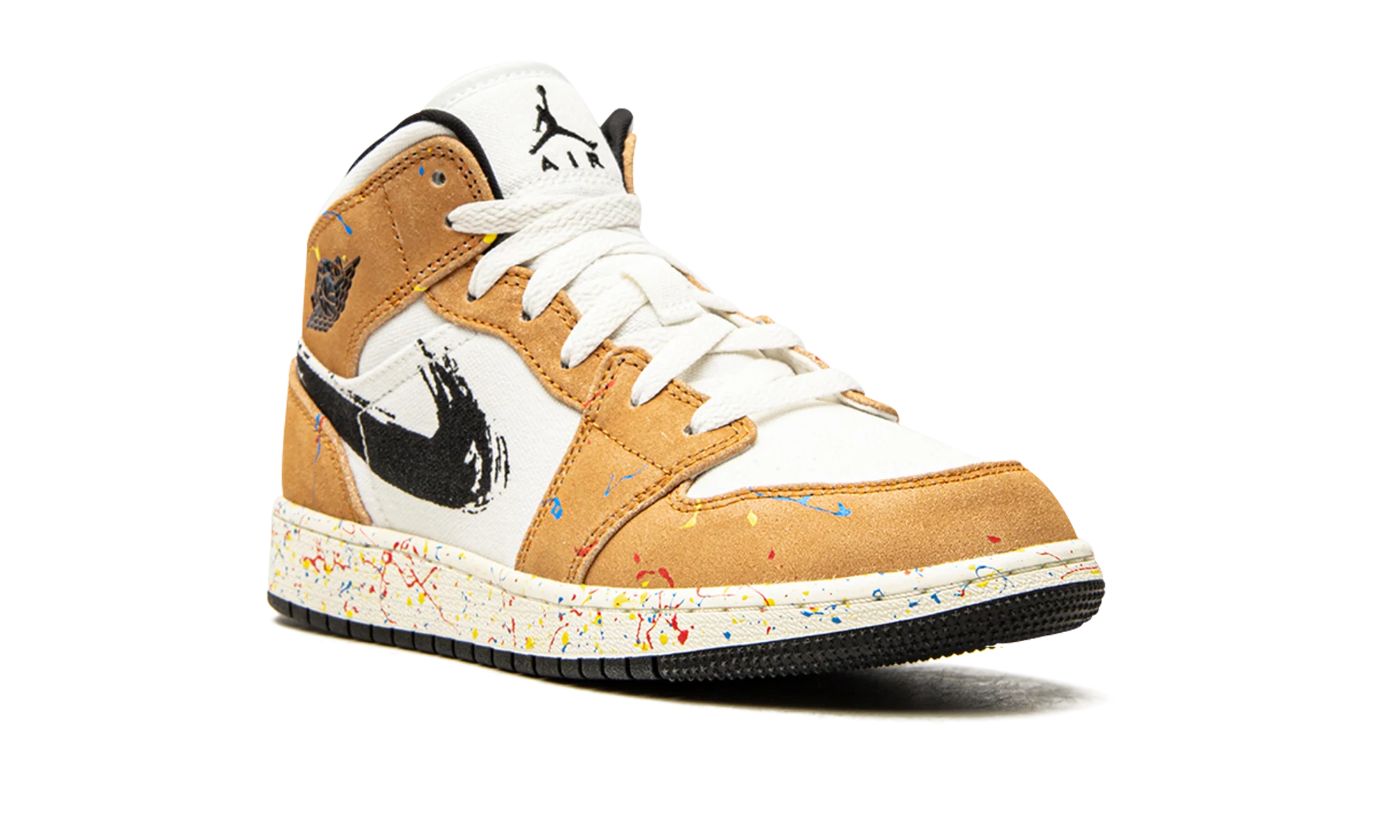 Air Jordan 1 Mid SE GS "Brushstroke" DA8006 100