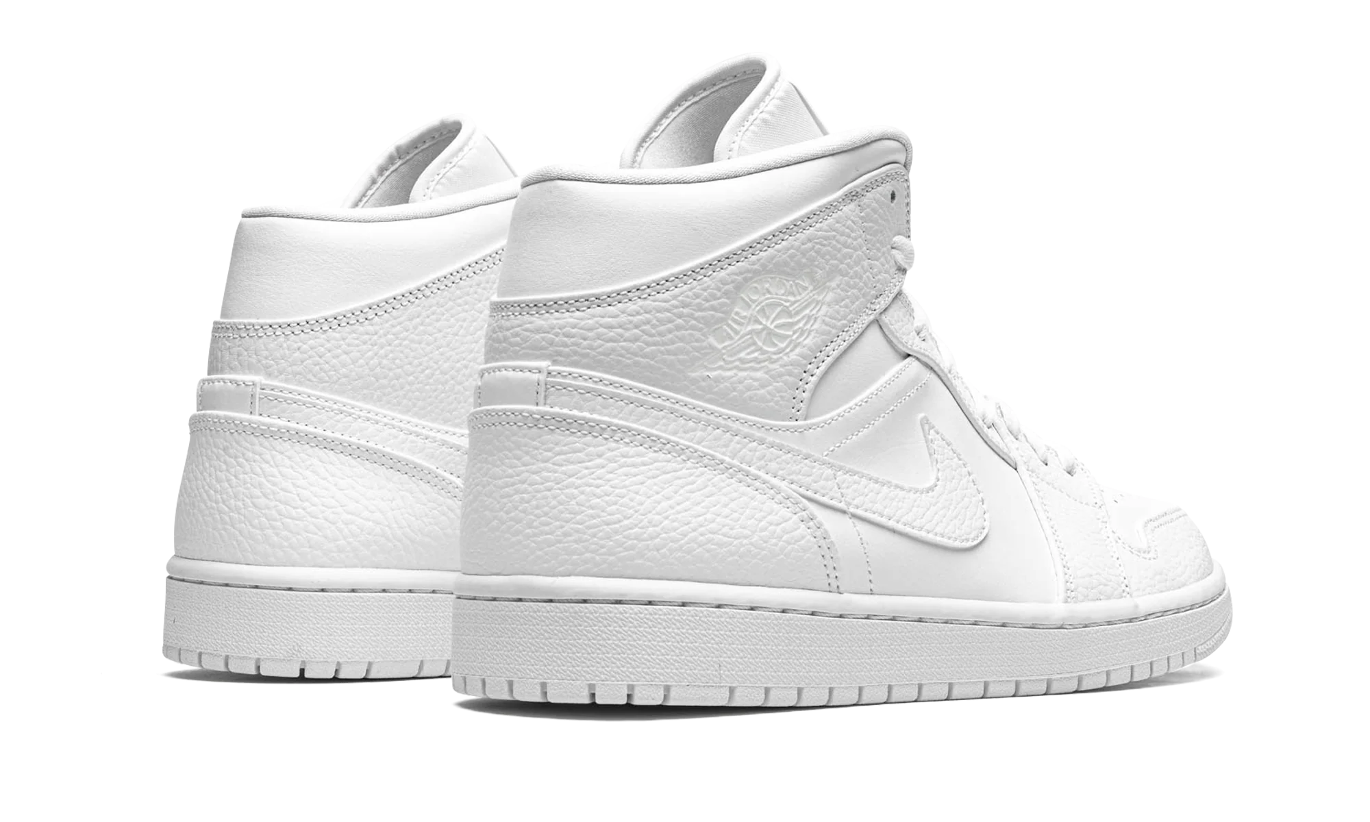 Air Jordan 1 Mid "Triple White" 554724 130