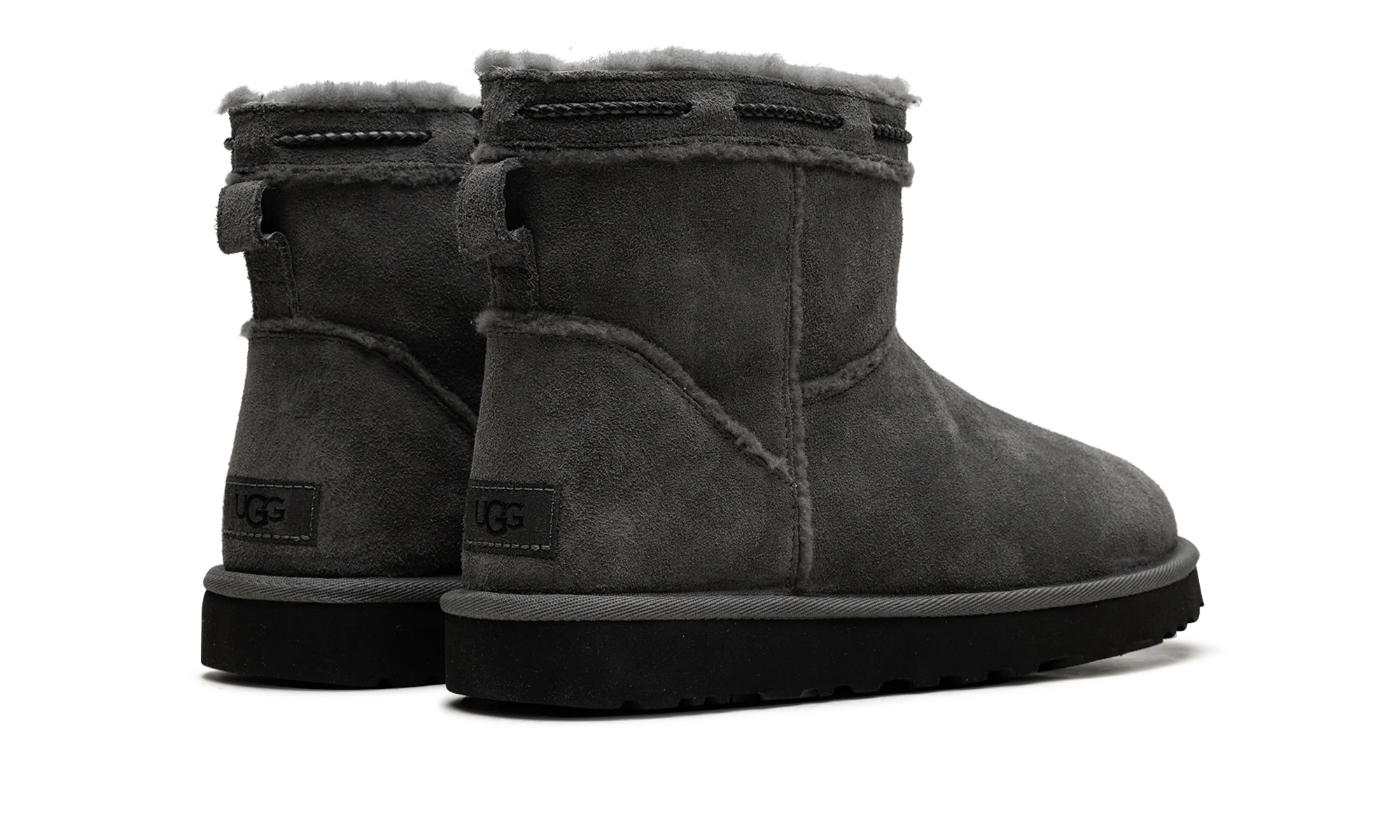 Classic Mini Shearling Braid WMNS "Charcoal" 1166751 CHRC
