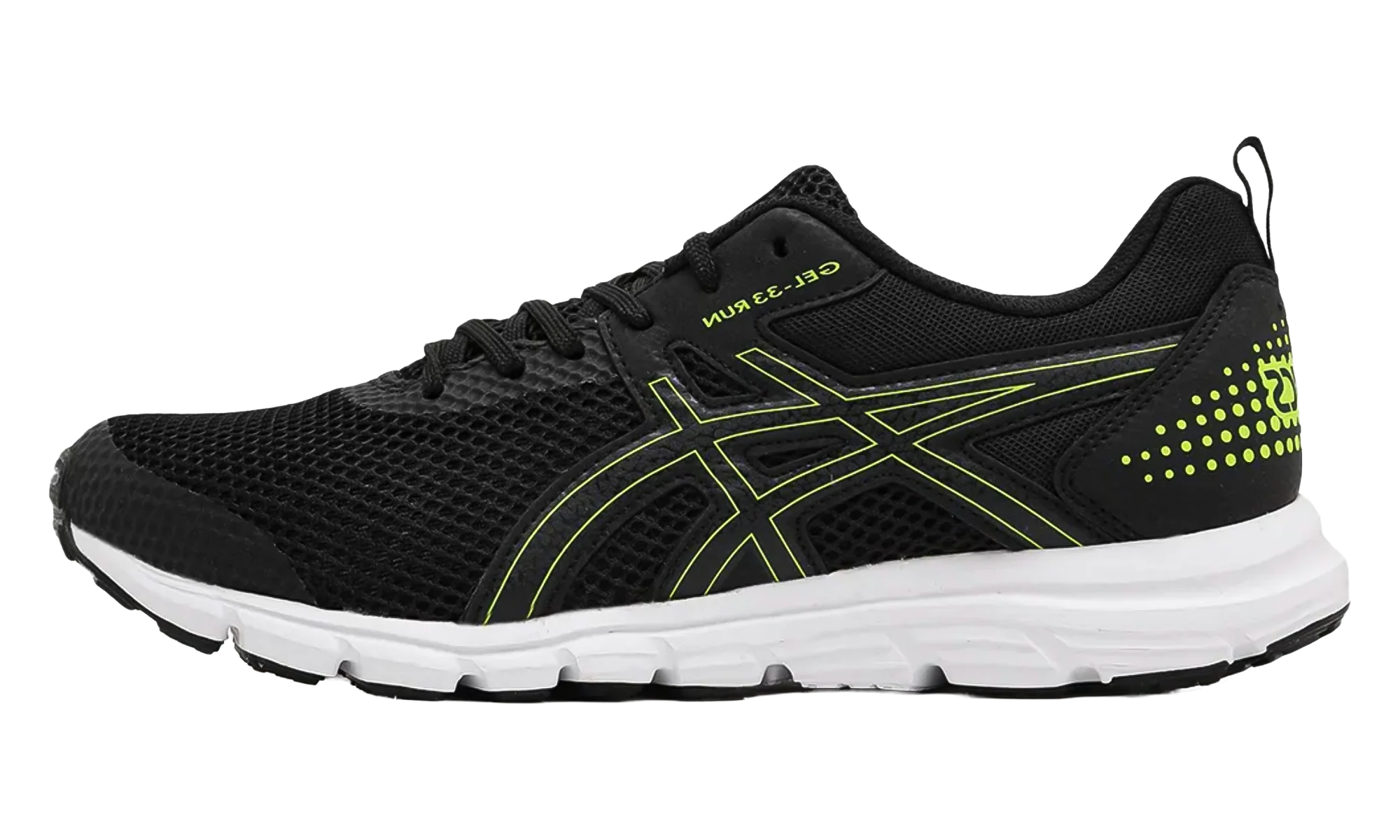 GEL-33 RUN "Black / Hazard Green" 1011B438 003