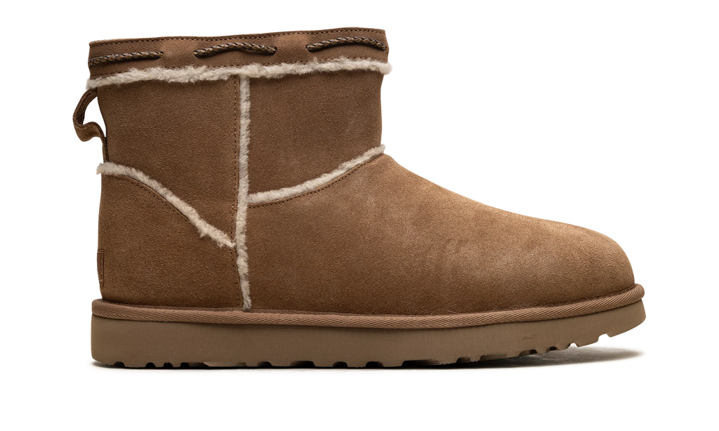 Classic Mini Shearling Braid WMNS "Chestnut" 1166751 CHE