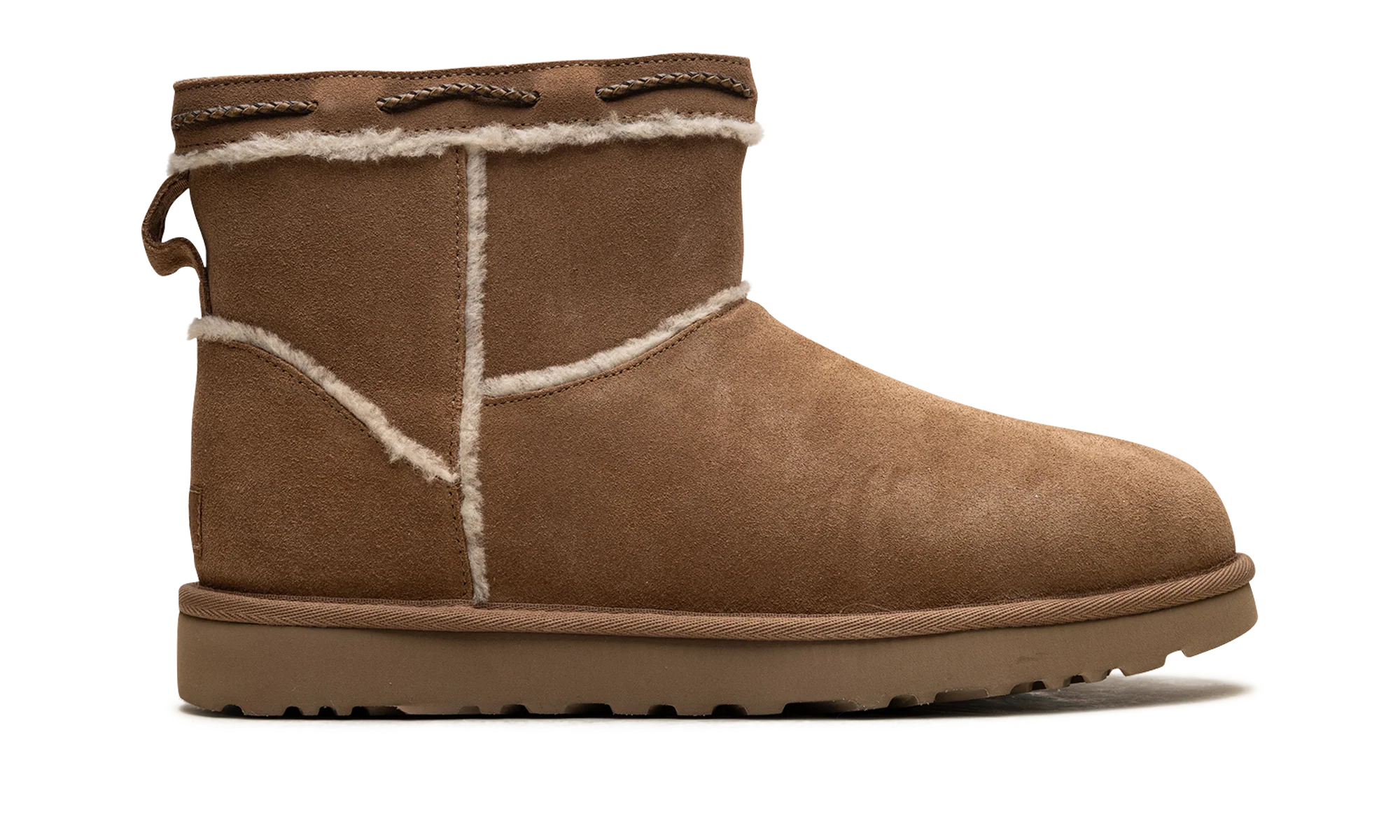 Classic Mini Shearling Braid WMNS "Chestnut" 1166751 CHE