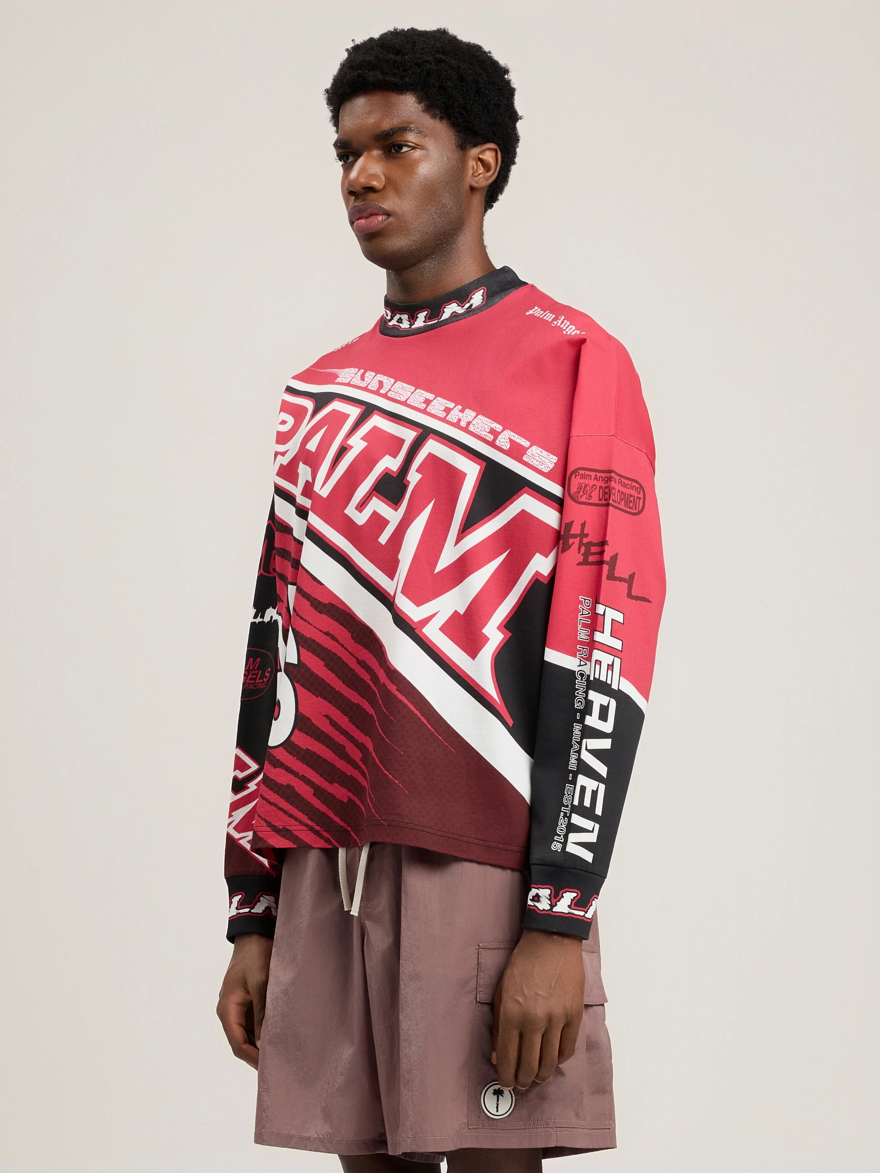 Racing Loose Long-Sleeved T-Shirt