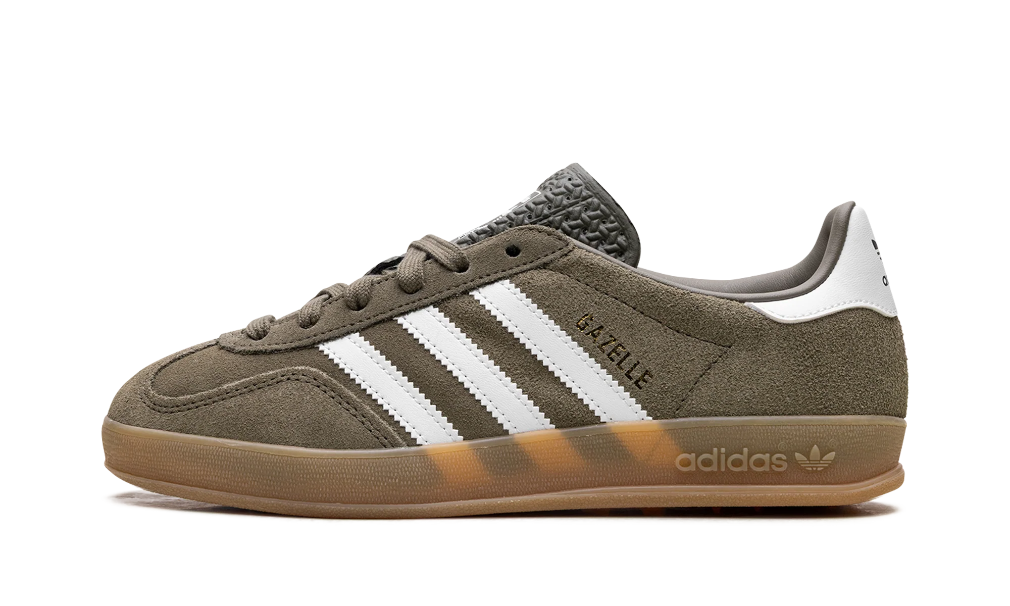 Gazelle Indoor "Olive Strata Cloud White Gum" JQ0174