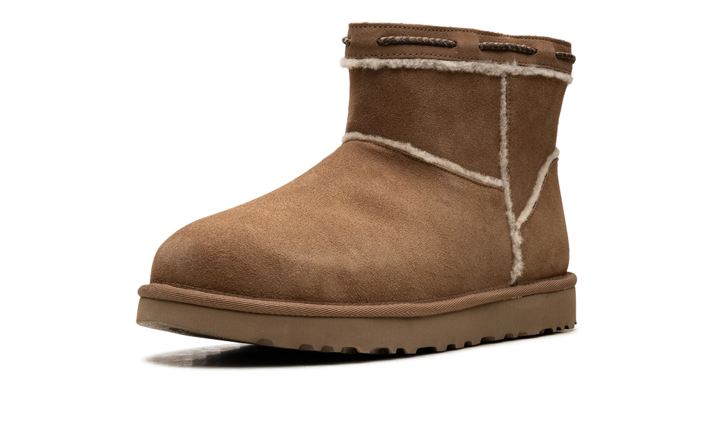 Classic Mini Shearling Braid WMNS "Chestnut" 1166751 CHE