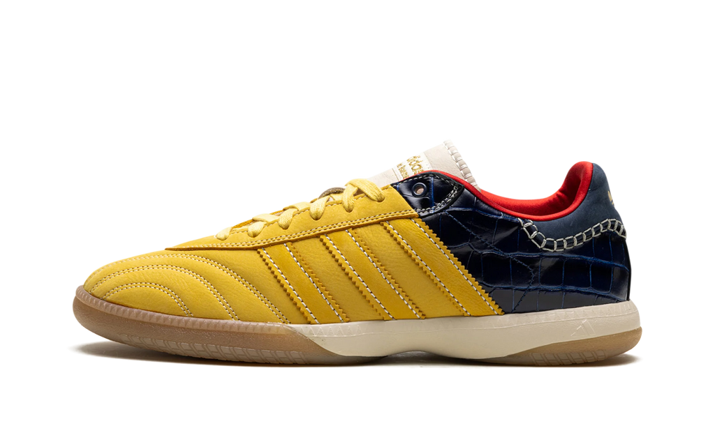 Samba Millenium "Wales Bonner - Fade Gold / Navy Croc" IH8407