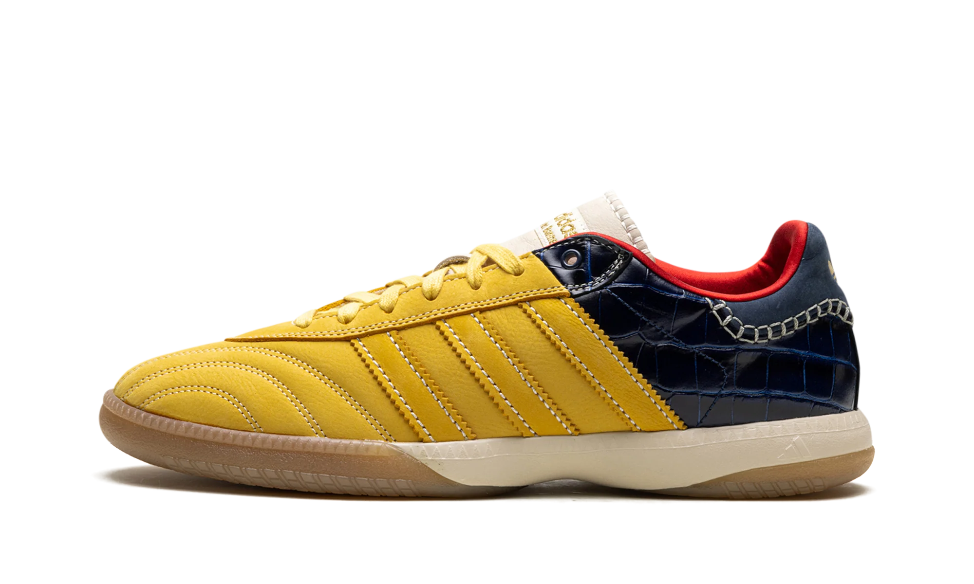 Samba Millenium "Wales Bonner - Fade Gold / Navy Croc" IH8407