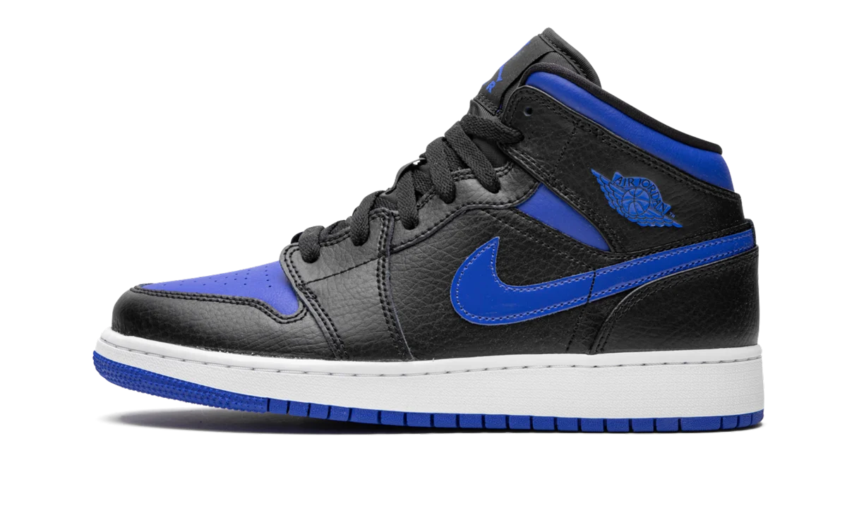 Air Jordan 1 MID GS "Black Royal" 554725 068