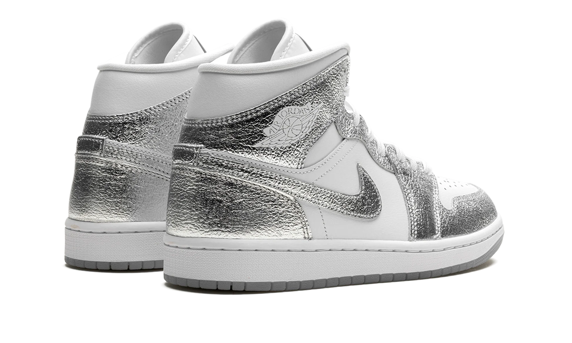 Air Jordan 1 Mid SE WMNS "Metallic Silver" FN5031 100