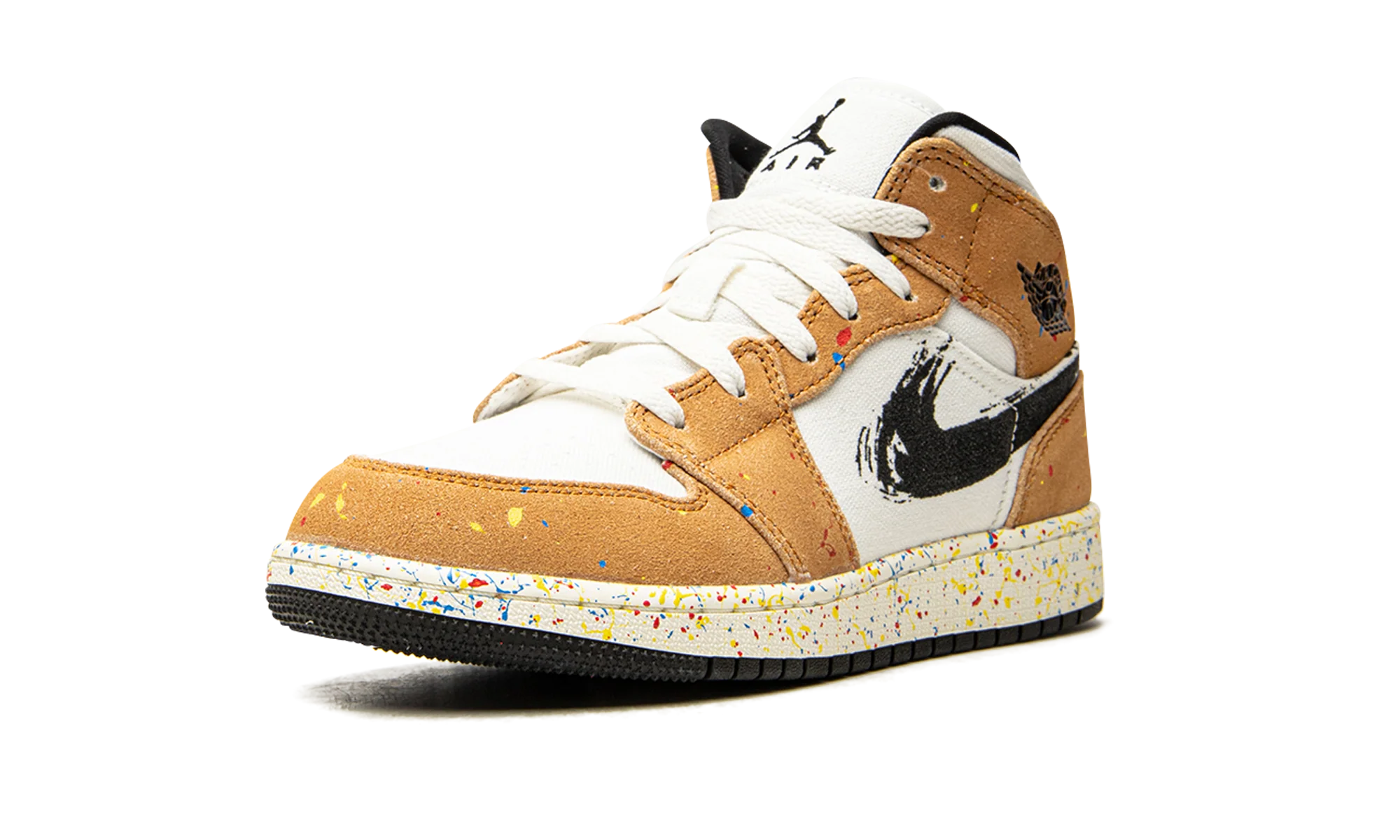 Air Jordan 1 Mid SE GS "Brushstroke" DA8006 100