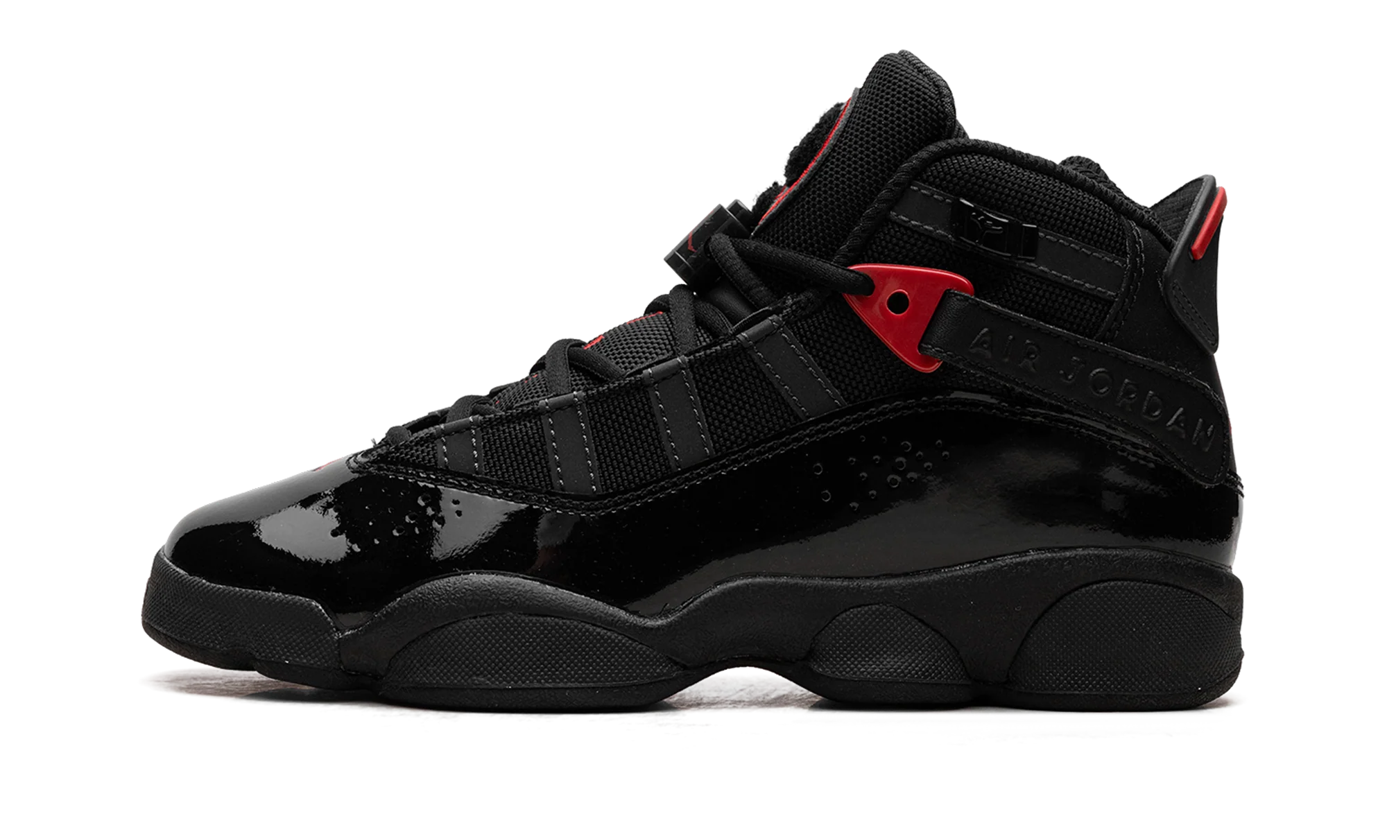 Jordan 6 Rings GS "Black Varsity Red" 323419 026