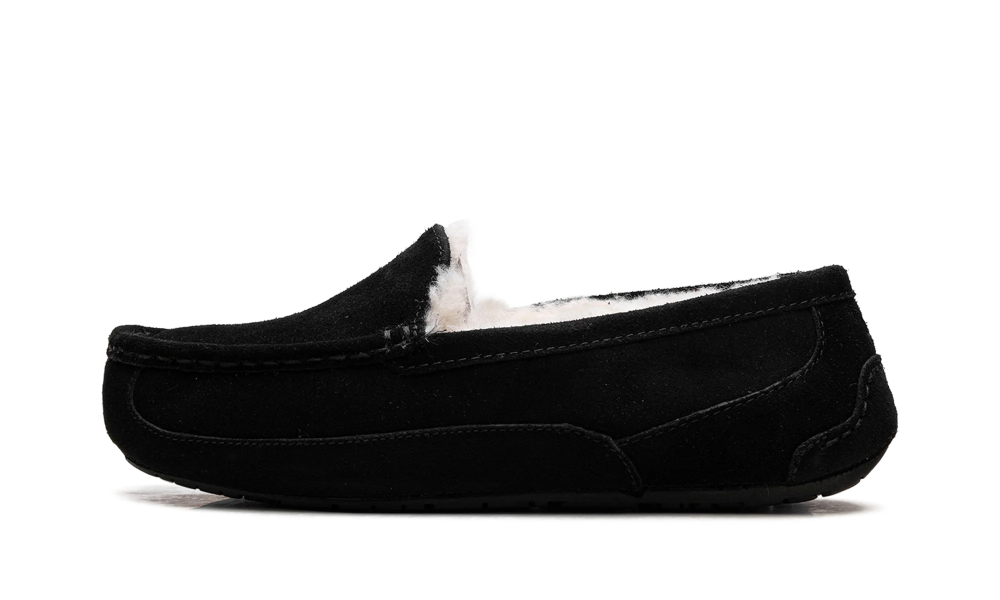 Ascot Slipper GS "Black Suede" 1120886K BLKS
