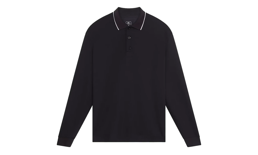 Courtside Long-T Polo "Black" 1MF30500553