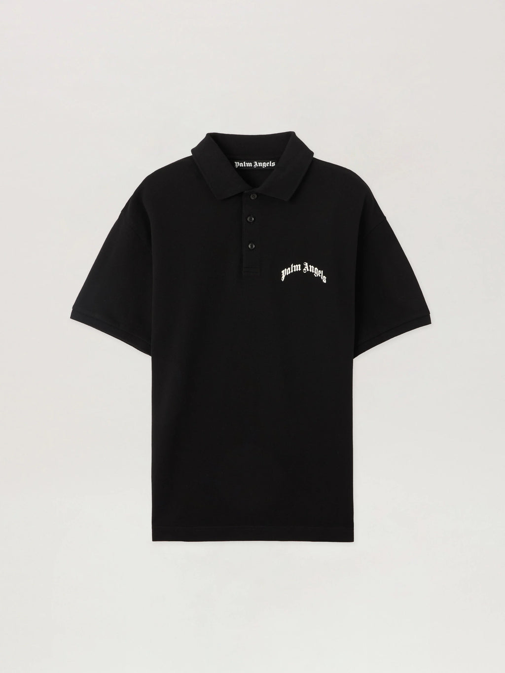 Curved Logo Polo Shirt