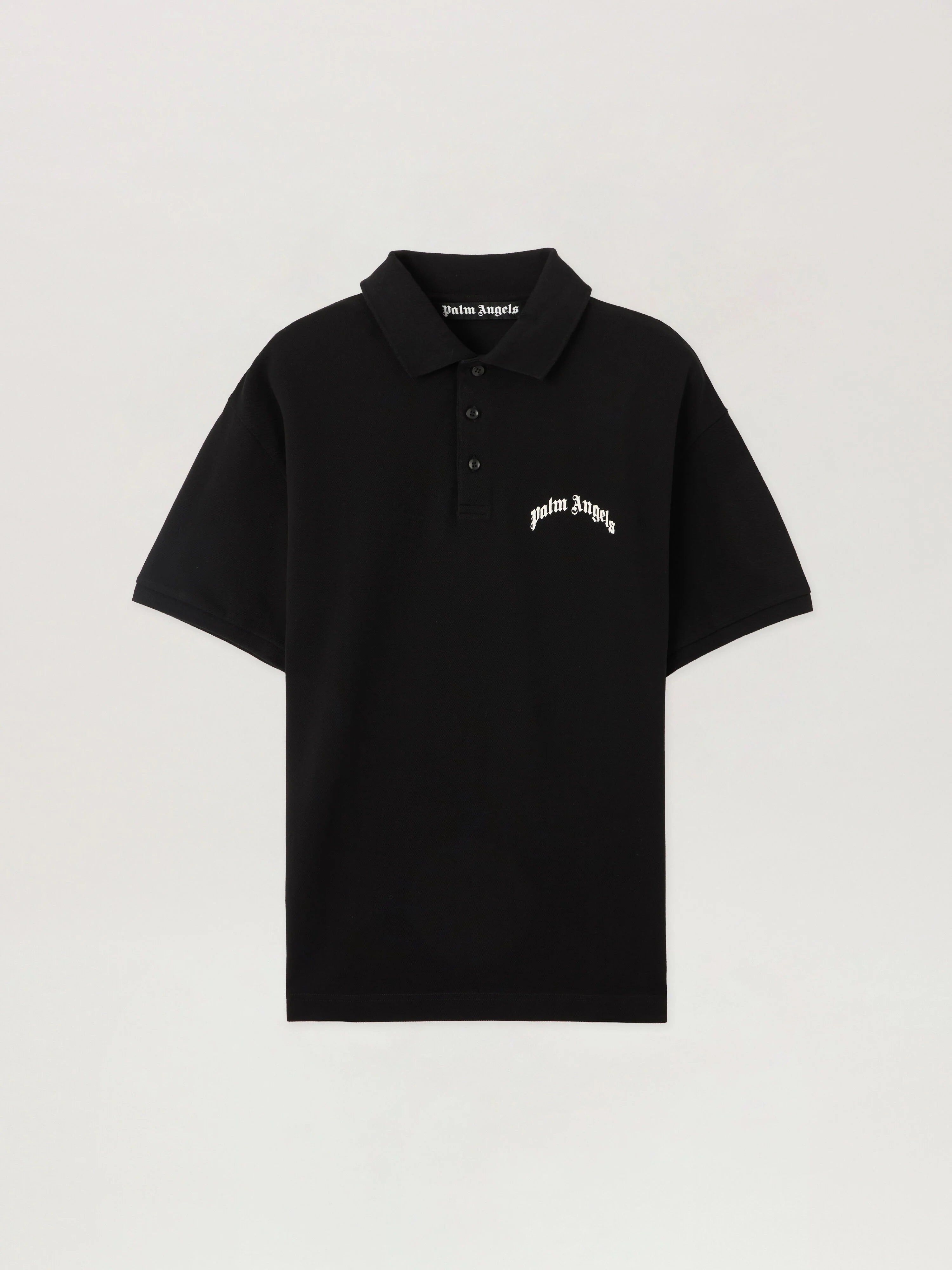 Curved Logo Polo Shirt