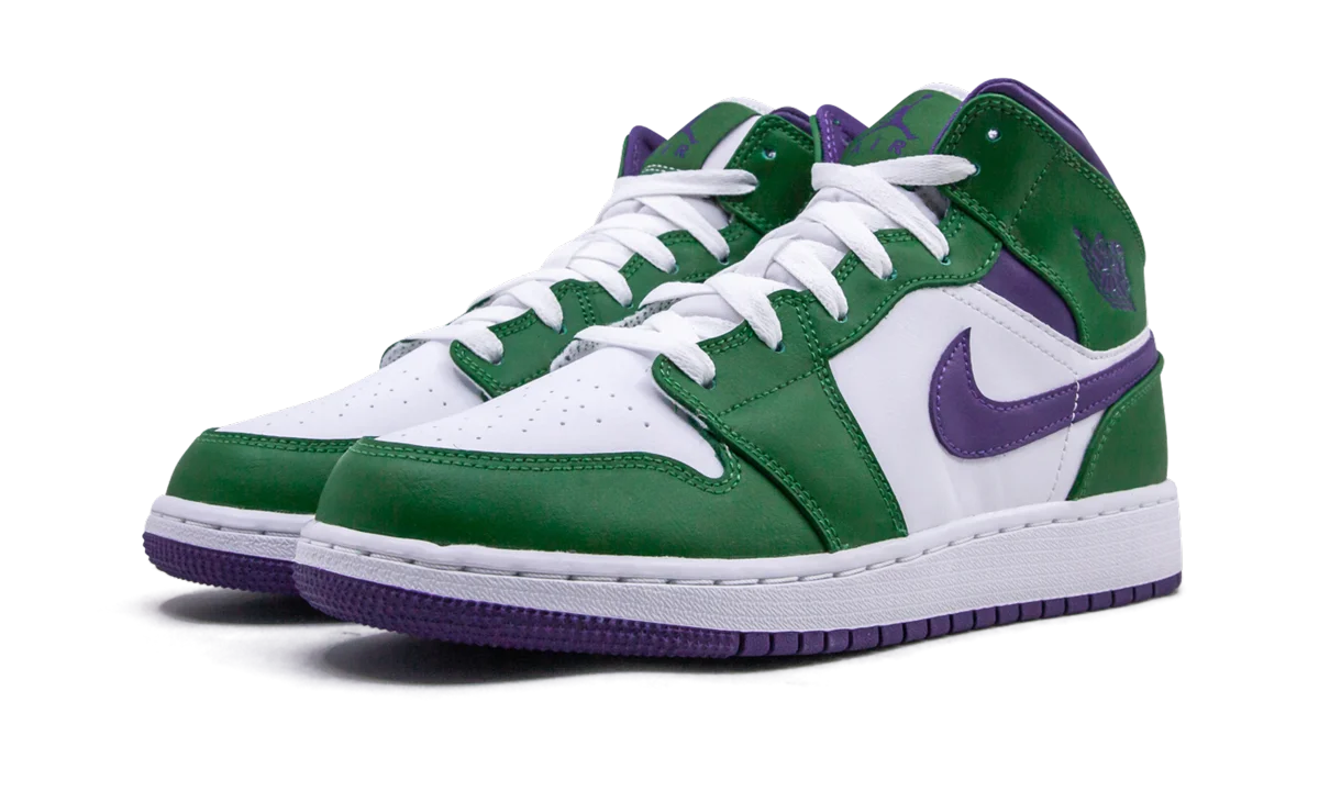 Air Jordan 1 Mid GS "Hulk" 554725 300